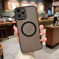 thumbnail image 1 of Allytechgroup Case for iPhone 16 Plus Women Men, Support Wireless Charging Slim Fit Phone Case Shockproof Protective Magnetic Back Cover for iPhone 16 Plus, Black, 1 of 6