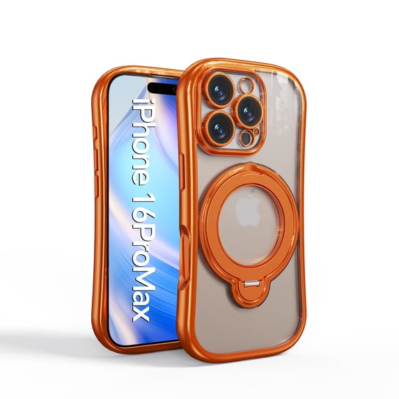 Allytechgroup Case for iPhone 16 Pro Max with Kickstand, Built-in