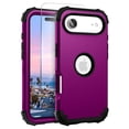 thumbnail image 1 of Allytechgroup Case for iPhone Air with 1 Pack Screen Protector, Slim Lightweight Soft TPU + Rugged PC Triple-Layers Four Corners Protection Shockproof Case for iPhone Air, Purple, 1 of 6