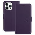 thumbnail image 1 of Allytechgroup Case for iPhone 17 Pro with Credit Card Slot, Slim Luxury PU Rugged Non-Slip Grip Shockproof Bumper Full Body Protective Cover Men Women Phone Case for iPhone 17 Pro, Purple, 1 of 9