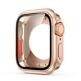 thumbnail image 1 of Allytechgroup Case for iWatch Series 9/8/7 45mm, Build-in Tempered Glass Screen Protector Rugged Support Wireless Charging Shockproof Dustproof Full Body Protective Case for Women Men, Rosegold, 1 of 8