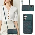 thumbnail image 1 of Allytechgroup Cell Phone Bag Case for Galaxy A36 5G, Premium PU Leather Cards Holder Magnetic Closure Shockproof Back Cover Crossbody Lanyard Wallet Case for Samsung Galaxy A36 5G,Green, 1 of 6