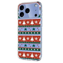 Allytechgroup Christmas Series Phone Case for Apple iPhone 17 Pro Max, Stylish Pattern Soft TPU Back Cover Anti-Scratch Drop Protection Slim Fit Shell Case for Women Men