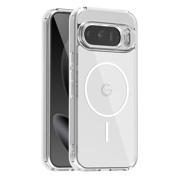 Allytechgroup Clear Case for Google Pixel 10 /10 Pro, Compatible with Magsafe Anti Yellowing Slim Shockproof and Anti-Scratch Protective Magnetic Back Cover for Google Pixel 10 /10 Pro, Clear