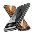 thumbnail image 1 of Allytechgroup Clear Case for Google Pixel 8 Pro, [With Screen Protector] Not Yellowing Shockproof Wirless Charging Anti-Scratch Bumper Magsafe Compatible Phone Case for Google Pixel 8 Pro, Clear, 1 of 8