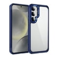 thumbnail image 1 of Allytechgroup Clear Case for Samsung Galaxy S25, Camera with Screen Saver All-inclusive Design  Anti Yellowing Slim Shockproof Protective Back Cover for Samsung Galaxy S25, Darkblue, 1 of 8