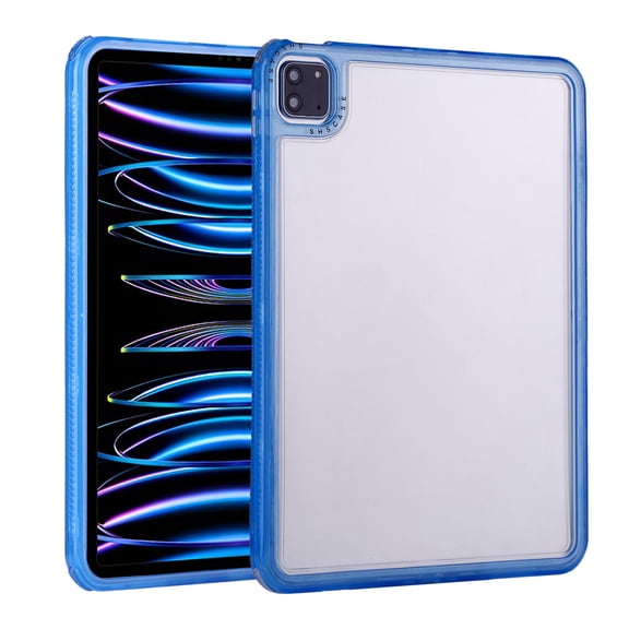 Allytechgroup Clear Case for iPad Pro 10.5, Slim Hard PC Case Anti Yellowing Full Body Protection Shockproof and Anti-Scratch for iPad Air 3 10.5 Case 2019,iPad Pro 10.5 Case 2017, Blue