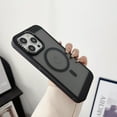 thumbnail image 1 of Allytechgroup Clear Case for iPhone 11, Compatible with Magsafe Support Wireless Charging Not Yellowing Slim Phone Case Shockproof Protective Bumper for Apple iPhone 11, Black, 1 of 12