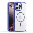 thumbnail image 1 of Allytechgroup Clear Case for iPhone 13, Compatible with Magsafe & Car Magnetic Bracket Anti Yellowing Shockproof and Anti-Scratch Protective Back Cover for Apple iPhone 13, Deep Blue, 1 of 9
