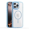 thumbnail image 1 of Allytechgroup Clear Case for iPhone 13 Pro Max, Compatible with Magsafe & Car Magnetic Bracket Anti Yellowing Shockproof and Anti-Scratch Protective Back Cover for Apple iPhone 13 Pro Max, Blue, 1 of 9