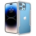 thumbnail image 1 of Allytechgroup Clear Case for iPhone 15 Pro, Slim Lightweight Hard PC Anti Yellowing Support Wireless Charging Shockproof Magnetic Back Cover for iPhone 15 Pro Women Men, Gray, 1 of 8