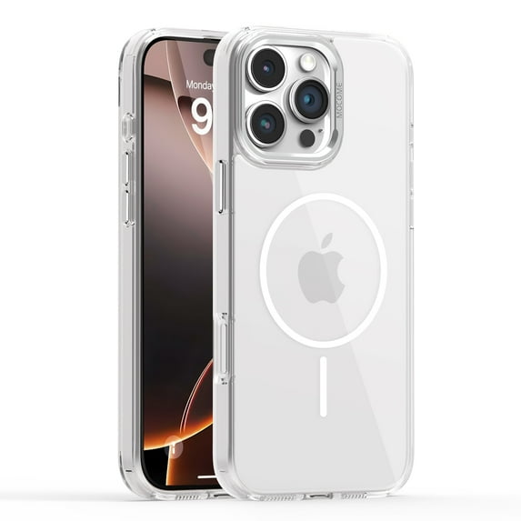 Allytechgroup Clear Case for iPhone 16 Plus, Compatible with Magsafe & Car Magnetic Bracket Anti Yellowing Shockproof and Anti-Scratch Protective Back Cover for Apple iPhone 16 Plus, Clear