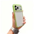 thumbnail image 1 of Allytechgroup Clear Case for iPhone 16 Plus, Not-Yellowing Anti-Scratch Shockproof Non-Slip Transparent Slim Fit Shell Support Wireless Charging Phone Case Cover for iPhone 16 Plus, Green, 1 of 6