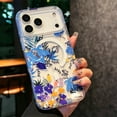 thumbnail image 1 of Allytechgroup Clear Case for iPhone 17 Pro Max with Stylish Floral Pattern, Support Wireless Charging Lightweight Screen Lens Protection Shockproof Magnetic Case for Women Girls, B, 1 of 1