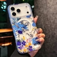 thumbnail image 1 of Allytechgroup Shock-Absorbent Floral Pattern Hard Shell Back Cover Cell Phone Case with Protective Case Cover for Apple iPhone 17 Air, Other, 1 of 1