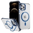 thumbnail image 1 of Allytechgroup Clear Magnetic Case for Apple iPhone 12 Pro/ 12, Camera Lens Kickstand Compatible with Magsafe Slim Fit Drop Protection Shockproof Back Case Cover for iPhone 12 Pro/ 12, Blue, 1 of 8
