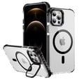 thumbnail image 1 of Allytechgroup Clear Magnetic Case for Apple iPhone 15 Plus, Camera Lens Kickstand Compatible with Magsafe Slim Fit Drop Protection Shockproof Back Case Cover for iPhone 15 Plus, Black, 1 of 7