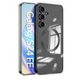 thumbnail image 1 of Allytechgroup Clear Magnetic Case for Samsung Galaxy S24 FE, Compatible with Magsafe Anti-Scratch Not-Yellowing Bumper Shockproof Slim Cover for Samsung Galaxy S24 FE,Black, 1 of 6