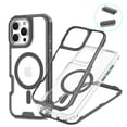 thumbnail image 1 of Allytechgroup Clear Phone Case for Apple iPhone 14 Plus, Shockproof TPU & PC iPhone 14 Plus Cover Anti-Scratch Transparent iPhone 14 Plus Case Compatible with MagSafe Accessories,Clearblack, 1 of 5