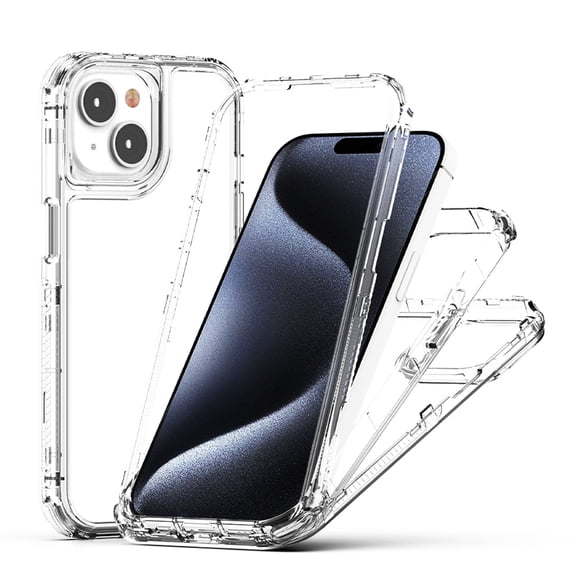 Allytechgroup Clear iPhone 14 Case Cover, HD Transparent Phone Case for Apple iPhone 14 Shockproof Anti-Scratch Bumper Not Yellowing Slim Fit Back Cover for Women Men, Clear