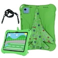 thumbnail image 1 of Allytechgroup Colorful Airplane Kids Case for Apple iPad Pro 11 2018/2020/2021/2022 1st 2nd 3rd 4th Gen/ iPad 10th Gen/ iPad Air 4 5 with Shoulder Strap, EVA Shockproof Kids Friendly Stand,Green, 1 of 12