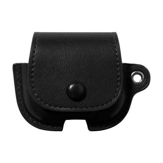 Allytechgroup Compatible with Airpods Pro 2nd Gen (2022) Case, PU Leather Shockproof Protective Headphone Case Cover for Apple Airpods Pro 2nd Gen (2022), Black