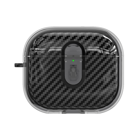 Allytechgroup Compatible with Airpods Pro (2019) Case, Soft TPU Slim Lightweight Case Anti-Yellow Shockproof Protective Full Body Cover Case with Keychain for Women Men, Gray