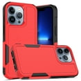 thumbnail image 1 of Allytechgroup Compatible for Apple iPhone 13 Pro Max, Rugged Shockproof Military Grade Protection Dual Layers Hard PC TPU Phone Case for iPhone 13 Pro Max, Red, 1 of 4