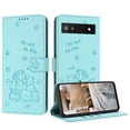 thumbnail image 1 of Allytechgroup Compatible with Google Pixel 6a Flip Wallet Case, PU Leather with Credit Card Slot Military Grade Drop Protection Cover for Google Pixel 6a, Green, 1 of 8