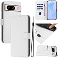 thumbnail image 1 of Allytechgroup Compatible with Google Pixel 8 Wallet Case, Credit Card Holder PU Leather Flip Kickstand Protective Shockproof Cover Women Men for Google Pixel 8, White, 1 of 8