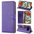 thumbnail image 1 of Allytechgroup Compatible with Google Pixel 8A Wallet Case, PU Leather Flip Case with Card Holders RFID Blocking Shockproof Protective Phone Cover, Purple, 1 of 7