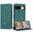 thumbnail image 1 of Allytechgroup Compatible with Google Pixel 9A Flip Wallet Case, PU Leather with Credit Card Slot Military Grade Drop Protection Cover for Google Pixel 9A, Darkgreen, 1 of 8