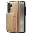thumbnail image 1 of Allytechgroup Compatible with Magsafe 2 in 1 Detachable Samsung Galaxy S23 Wallet Case, PU Leather RFID Blocking Flip Kickstand with Card Holder for Samsung Galaxy S23, Desertgold, 1 of 8