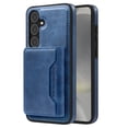 thumbnail image 1 of Allytechgroup Compatible with Magsafe 2 in 1 Detachable Samsung Galaxy S23 Wallet Case, PU Leather RFID Blocking Flip Kickstand with Card Holder for Samsung Galaxy S23, Blue, 1 of 8