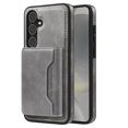 thumbnail image 1 of Allytechgroup Compatible with Magsafe 2 in 1 Detachable Samsung Galaxy S24 Wallet Case, PU Leather RFID Blocking Flip Kickstand with Card Holder for Samsung Galaxy S24, Gray, 1 of 8