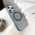 thumbnail image 1 of Allytechgroup Compatible Magsafe Phone Case for Apple iPhone 13 Pro Max, Carbon Fiber Hard Shell Anti-Scratch Wireless Charging Support Slim Fit Cover Case for Women Men, Blue, 1 of 8