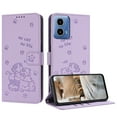 thumbnail image 1 of Allytechgroup Compatible with Moto G Stylus 2023 Flip Wallet Case, PU Leather with Credit Card Slot Military Grade Drop Protection Cover for Motorola G Stylus 2023 4G, Purple, 1 of 8