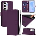 thumbnail image 1 of Allytechgroup Compatible with Samsung Galaxy A06 Wallet Case, Credit Card Holder PU Leather Flip Kickstand Protective Shockproof Cover Women Men for Samsung Galaxy A06, Violet, 1 of 8