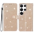 thumbnail image 1 of Allytechgroup Credit Card Slot, Kickstand, Shockproof Flip Wallet Cell Phone Case for Samsung Galaxy A14 5G, Gold, 1 of 5