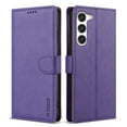 thumbnail image 1 of Allytechgroup Compatible with Samsung Galaxy A15 Wallet Case, PU Leather Flip Case with Card Holders RFID Blocking Shockproof Protective Phone Cover for Women Men, Purple, 1 of 10