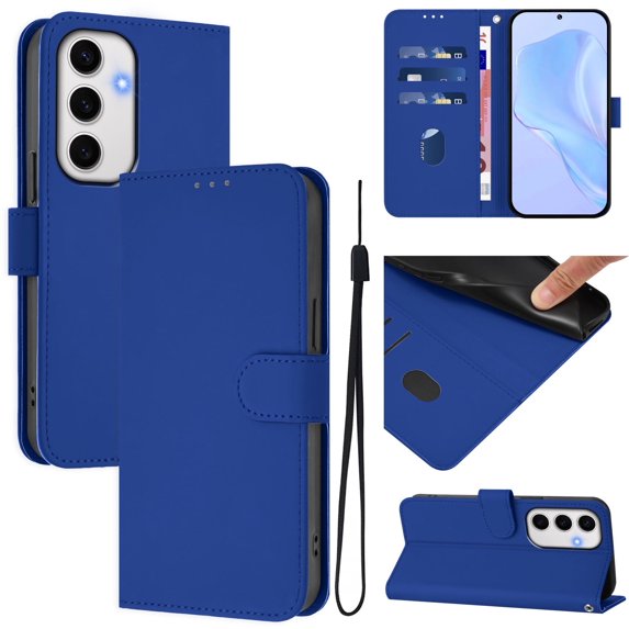 Allytechgroup Compatible with Samsung Galaxy A71 5G Wallet Case, Credit Card Holder PU Leather Flip Kickstand Protective Shockproof Cover Women Men for Samsung Galaxy A71 5G, Darkblue