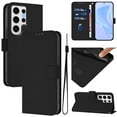 thumbnail image 1 of Allytechgroup Compatible with Samsung Galaxy S20 Ultra Wallet Case, Credit Card Holder PU Leather Flip Kickstand Protective Shockproof Cover Women Men for Samsung Galaxy S20 Ultra, Black, 1 of 8