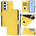 thumbnail image 1 of Allytechgroup Compatible with Samsung Galaxy S20 Wallet Case, Credit Card Holder PU Leather Flip Kickstand Protective Shockproof Cover Women Men for Samsung Galaxy S20, Lemon, 1 of 8