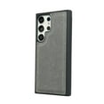 thumbnail image 1 of Allytechgroup Compatible with Samsung Galaxy S21 Ultra Case, PU Leather Slim Fit for Women Men Shockproof Protective Back Cover Phone Case for Samsung Galaxy S21 Ultra, Grey, 1 of 7