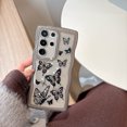 thumbnail image 1 of Allytechgroup Compatible with Samsung Galaxy S22 Plus Case, Clear Shockproof Soft Cover Butterfly Printed Design Soft TPU Protective Case with Air Cushion Corners for Women Girls, Black, 1 of 9