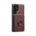thumbnail image 1 of Allytechgroup Compatible with Samsung Galaxy S23 Wallet Case with Credit Card Slot, Detachable Cards Holder Support Wireless Charging Military Grade Drop Protection for Women Men, Winered, 1 of 6