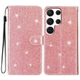 thumbnail image 1 of Allytechgroup Compatible with Samsung Galaxy S24+ Case with Credit Card Slot, Slim Fit Flip Wallet Case with Lanyard Kickstand Shockproof Protective Back Cover for Women Girls, Rosegold, 1 of 6