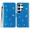 thumbnail image 1 of Allytechgroup Compatible with Samsung Galaxy S24+ Case with Credit Card Slot, Slim Fit Flip Wallet Case with Lanyard Kickstand Shockproof Protective Back Cover for Women Girls, Blue, 1 of 6