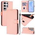 thumbnail image 1 of Allytechgroup Compatible with Samsung Galaxy S24 Ultra Wallet Case, Credit Card Holder PU Leather Flip Kickstand Protective Shockproof Cover Women Men for Samsung Galaxy S24 Ultra, Pink, 1 of 8