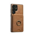 thumbnail image 1 of Allytechgroup Compatible with Samsung Galaxy S25 Ultra Wallet Case with Credit Card Slot, Detachable Cards Holder Support Wireless Charging Military Grade Drop Protection for Women Men, Brown, 1 of 6